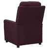 vidaXL Fauteuil de massage Violet Tissu