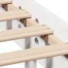 vidaXL Lit biblioth&egrave;que sans matelas blanc 100x200 cm bois pin massif