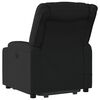 vidaXL Fauteuil inclinable de massage &eacute;lectrique Noir Tissu