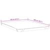 vidaXL Prot&egrave;ge-matelas blanc 120x200 cm imperm&eacute;able
