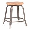 LABEL51 Tabouret Delhi 37x37x47 cm Gris