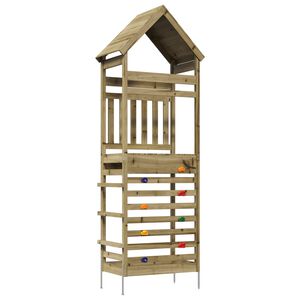 vidaXL Tour de jeu d'ext&eacute;rieur Naturel 53 x 85 x 264 cm
