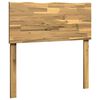 vidaXL T&ecirc;te de lit en bois brut ROSTOCK Blanc 75 cm