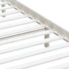 vidaXL Cadre de lit sans matelas blanc bois massif 200x200 cm