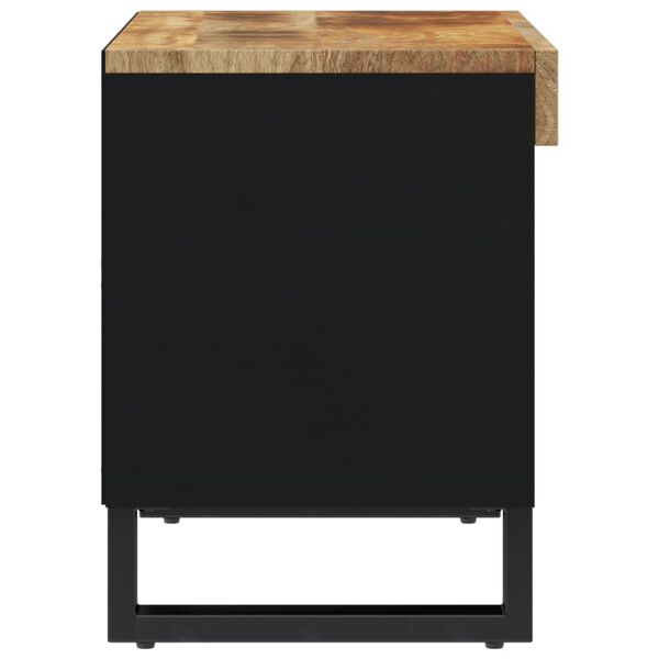 vidaXL Meuble TV 60x33x43,5 cm bois massif de manguier