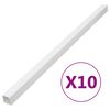 vidaXL Goulotte de c&acirc;ble 60x40 mm 10 m PVC