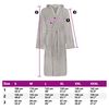 vidaXL Peignoir KINN Gris XXXL Coton
