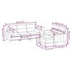 vidaXL Ensemble de canap&eacute;s 3 pcs coussins d&eacute;coratifs et coussins