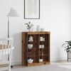 vidaXL Buffet LED Bois ancien 41 x 37 x 100 cm Bois d'ing&eacute;nierie