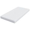 vidaXL Matelas Blanc 90 x 200 cm Tissu jacquard