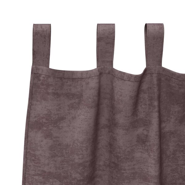 vidaXL Rideaux en velours 2 pcs Marron 245 x 140 cm Velours