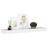 vidaXL &Eacute;tag&egrave;res murales Loggia 2 pcs Blanc 60x15x4 cm MDF