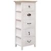 vidaXL Armoire lat&eacute;rale 35x25x87 cm Bois de Paulownia