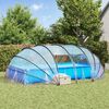 vidaXL D&ocirc;me de tente de piscine Transparent 538 x 440 x 204 cm PVC