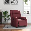 vidaXL Fauteuil inclinable &eacute;lectrique Rouge bordeaux Similicuir