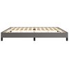 vidaXL Cadre de lit sans matelas gris 200x200 cm similicuir