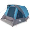 vidaXL Tente de cabine familiale 6 personnes bleu imperm&eacute;able