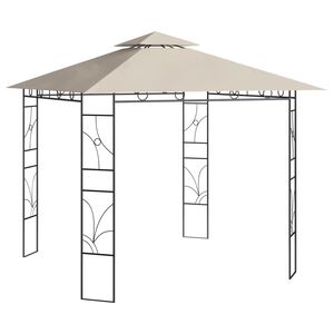 vidaXL Belv&eacute;d&egrave;re 3x3x2,7 m Cr&egrave;me 160 g/m&sup2;