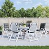 vidaXL Coussins de chaise &agrave; dossier bas lot de 6 anthracite