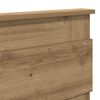 vidaXL Cadre de lit Ch&ecirc;ne artisan 140 x 190 cm Bois de pin massif