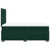 vidaXL Sommier &agrave; lattes de lit et matelas Vert fonc&eacute; 120x200cm Velours