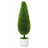 vidaXL Pin artificiel Vert 24 x 24 x 90 cm Plastique