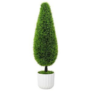 vidaXL Pin artificiel Vert 24 x 24 x 90 cm Plastique