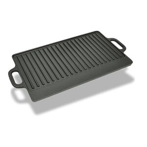 vidaXL Plateau de gril r&eacute;versible Fonte 50x23 cm