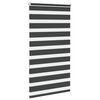 vidaXL Store z&egrave;bre noir 75x150 cm largeur du tissu 70,9 cm polyester
