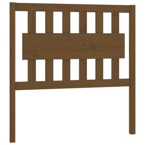 vidaXL T&ecirc;te de lit Marron miel 95,5x4x100 cm Bois massif de pin