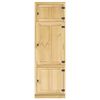 vidaXL Armoire avec &eacute;tag&egrave;re avec porte Miel 60 x 32 x 40 cm Pin massif