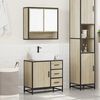 vidaXL Ensemble de meubles de salle de bain 2 pcs ch&ecirc;ne sonoma