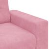vidaXL Ensemble de Canap&eacute;s 3 pcs Rose 221 x 80 x 80 cm Velours