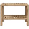 vidaXL Table d'appoint de salle de bain 60x30x45cm bois de teck solide
