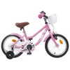 vidaXL V&eacute;lo pour Enfants 14 Pouces pour les 3-5 ans Rose clair