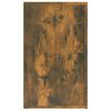 vidaXL Table de chevet Ch&ecirc;ne fum&eacute; 50x36x60 cm Bois d'ing&eacute;nierie