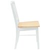 vidaXL Chaises de salle &agrave; manger 2 pcs Blanc 50 x 52,5 x 91 cm