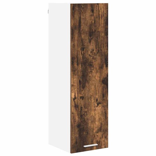 vidaXL Armoire suspendue Ch&ecirc;ne fum&eacute; 30 x 31 x 100 cm Bois d'ing&eacute;nierie