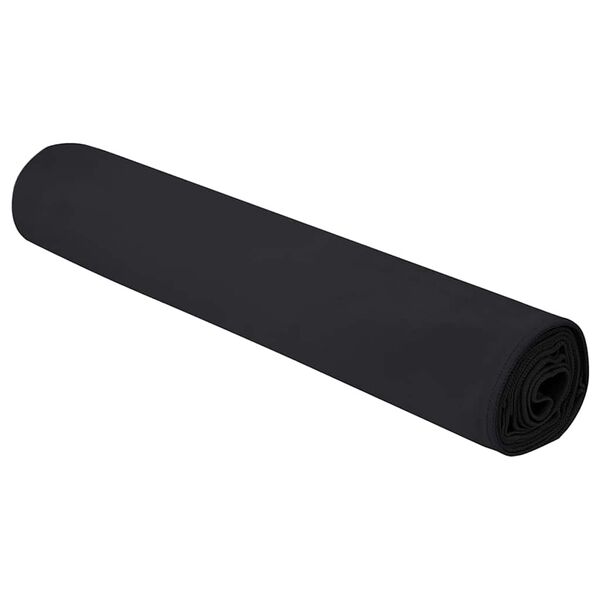 vidaXL Serviettes de sport 2 pcs Noir 200 x 100 cm