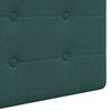 vidaXL T&ecirc;te de lit suspendue Vert fonc&eacute; 190 x 55 x 5 cm tissu