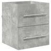 vidaXL Armoire d'&eacute;vier Gris b&eacute;ton 38,5 x 41 x 48 cm Bois d'ing&eacute;nierie