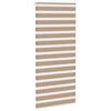 vidaXL Store z&egrave;bre marron sable largeur du tissu 105,9 cm polyester