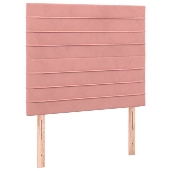 vidaXL T&ecirc;te de lit Rose 100x5x118/128 cm Velours