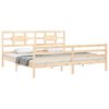 vidaXL Cadre de lit sans matelas bois massif