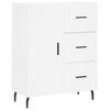 vidaXL Buffet blanc 69,5x34x90 cm bois d'ing&eacute;nierie