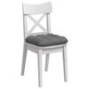 vidaXL Coussins de si&egrave;ge 4 pcs Gris fonc&eacute; 40 x 40 cm