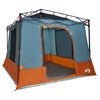 vidaXL Tente int&eacute;rieure Gris et orange 290 x 288 x 234 cm taffetas