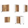 vidaXL Ensemble d'armoires de cuisine 11 pcs Porto bois d'ing&eacute;nierie