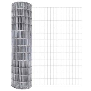 vidaXL Clôture Euro Argent 1 x 25 m