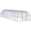 vidaXL Poulailler d'ext&eacute;rieur 3x10x2 m Acier galvanis&eacute;